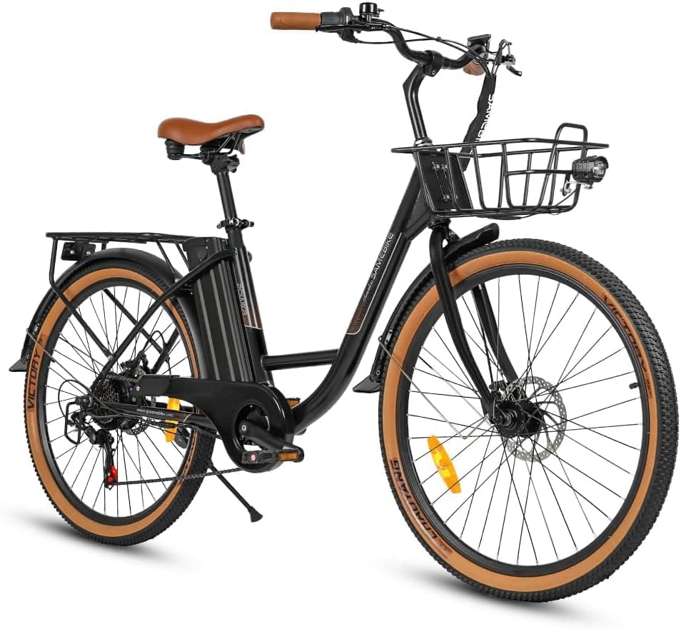 SAMEBIKE 26インチ電動自転車レビュー｜シティサイクル型×シマノ内装7段【2026年版】