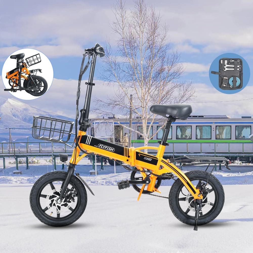 FLYFISH 14インチ電動自転車レビュー｜ミニベロ型式認定×カゴ付き【2026年版】